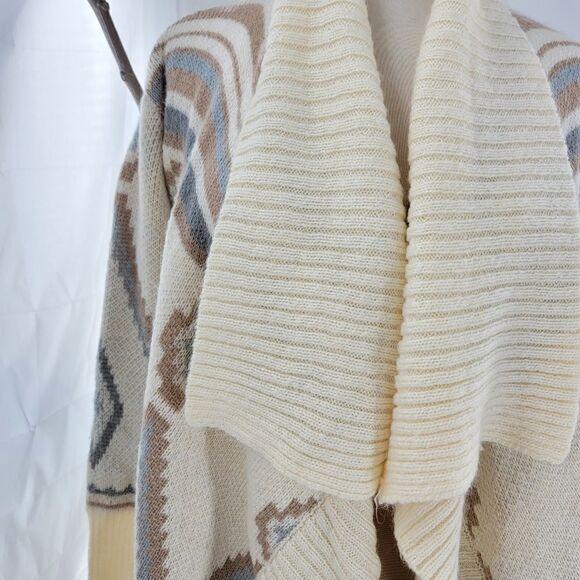 Roxy drape front southwestern cardigan - Picture 2 of 7